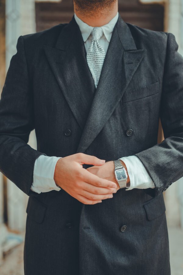 Herringbone Tweed Coat – Vintage Vibe