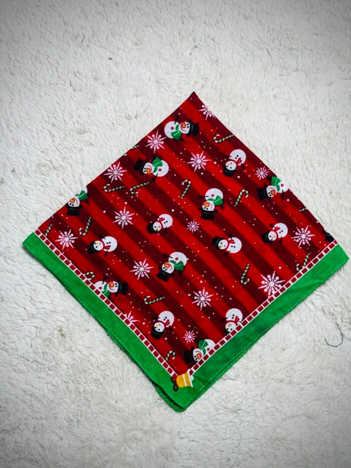 SnowMan Pocket Square - Image 1
