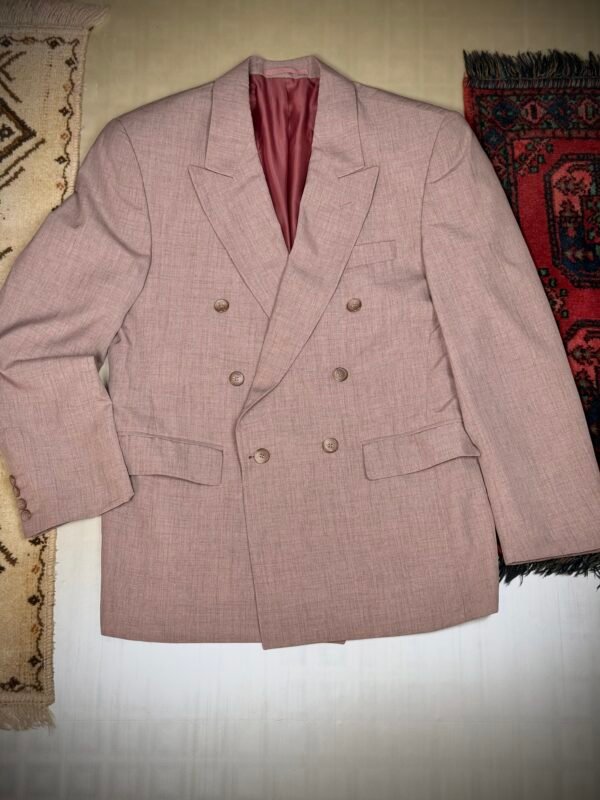 Rudy St. Clair Coat [L] - Double-Breasted Coat - Pink