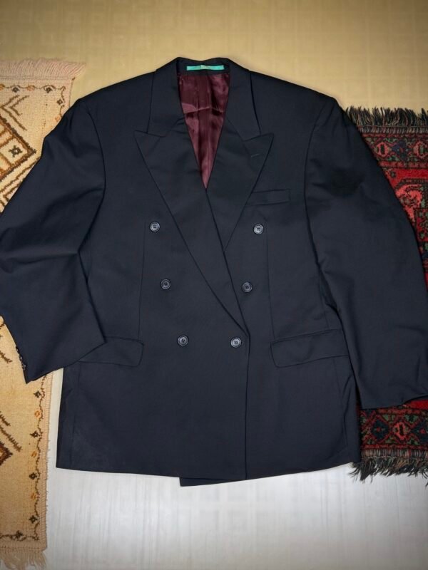 Canda Premium Double-Breasted Coat [Black – L]