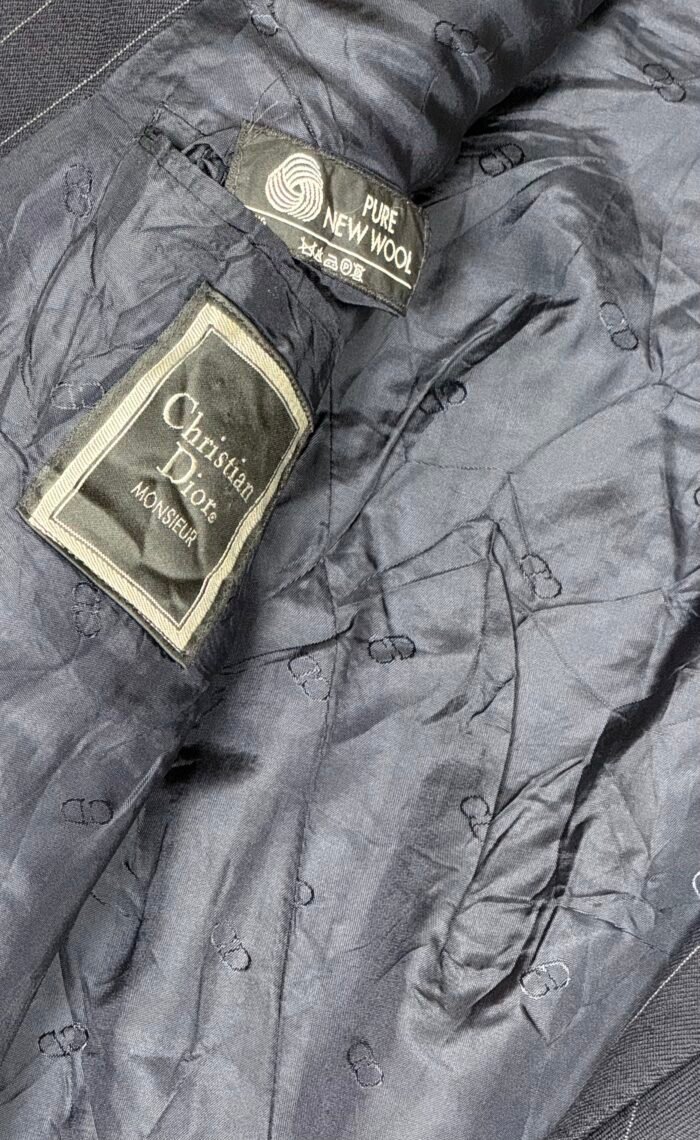 Christian Dior Premium Double-Breasted Coat [Black – L]
