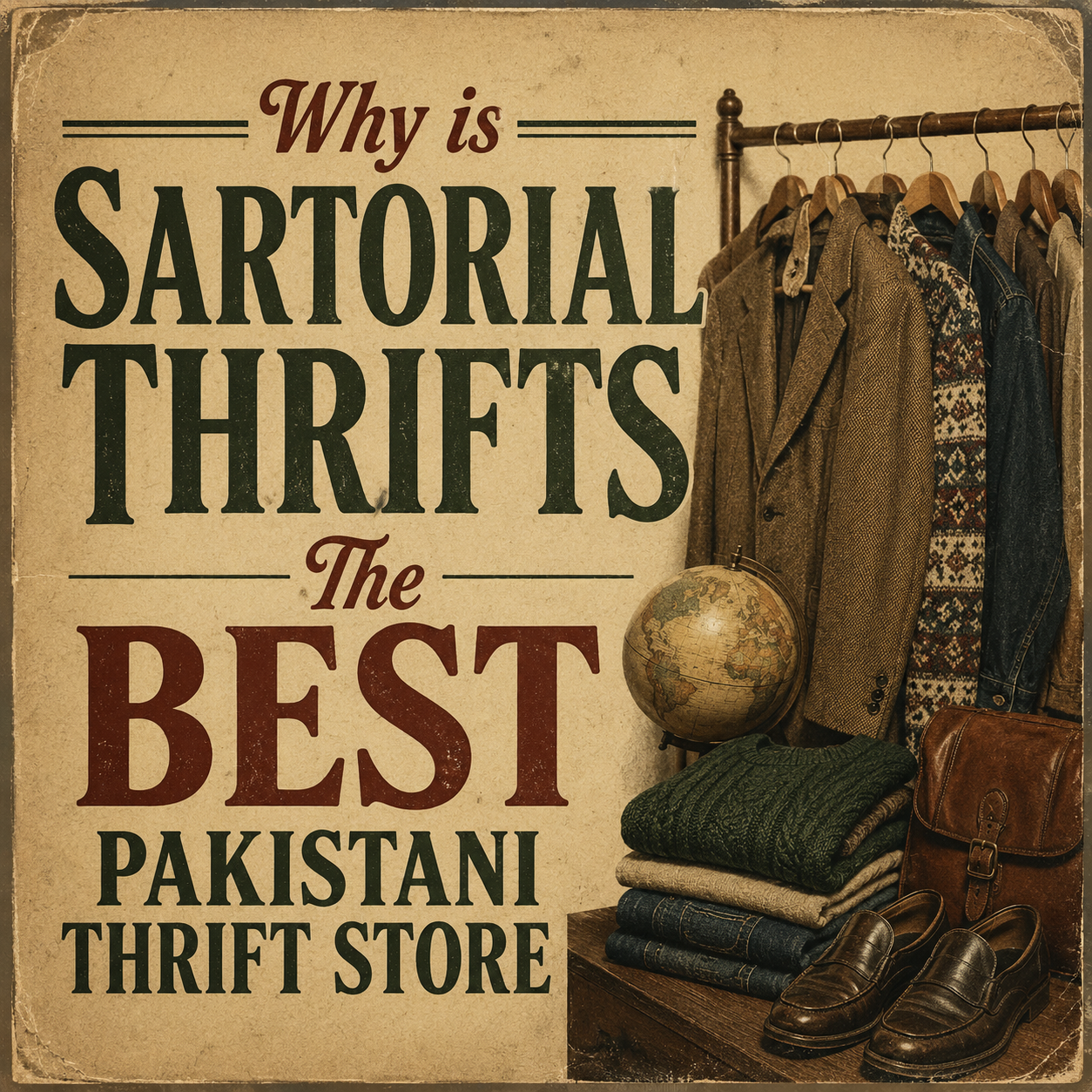 Sartorial Thrifts offering premium branded thrift clothing in Pakistan